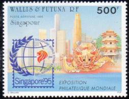 WALLIS Et FUTUNA 1995 Poste Aerienne  PA 188 Neuf Sans Charniere "Singapore 95" Exposition Philatélique Internationale - Nuevos