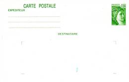 SABINE DE GANDON- Carte Postale Du 1,20F Vert  (2101-CP1**) - 1977-1981 Sabine Of Gandon