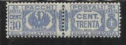 ITALIA REGNO 1927 PACCHI POSTALI AQUILA SABAUDA CON FASCI CENT.30 MNH - Postal Parcels