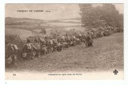 CPA : 51 - Reims : Infanterie En Ligne Près De Reims - War 1914-18