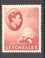 SEYCHELLES, 1938 15c (chalky Paper) MM Cat £21 - Seychellen (...-1976)