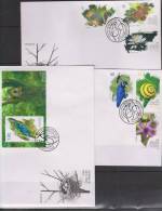 M) 2013CUBAANIMALS, BIRDS, FLOWERS, SET 6 VALUES FDC - FDC