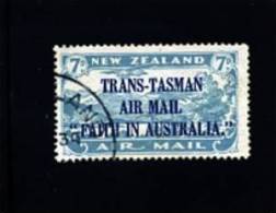 NEW ZEALAND - 1934  AIR MAIL  7 D. BLUE  FINE USED - Gebruikt