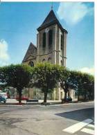 GOUVIEUX - Eglise Sainte-Geneviève - Old Cars - Oblitéré Gouvieux 1984 - Gouvieux