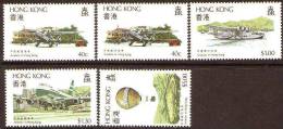 Hong Kong SG450-3 1984 40c-$5 Aviation In Hong Kong MNH - Unused Stamps