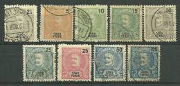 Cabo Verde D.Carlos 9 Used Stamps - L3075 - Cape Verde