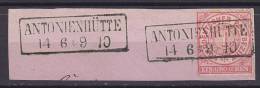 Poland Vorläufer Norddeutsches Postbezirk 1868 Mi. 4   1 Gr On Piece Deluxe ANTONIENHÜTTE (Poland) Wirek Ruda Śląska - Usati