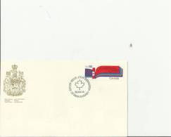 CANADA 1982 . FDC CANADA CONSTITUTION W 1 STAMP OF 30 C POSTM. OTTAWA APR 16 RE 2090 - 1981-1990