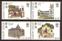 Hong Kong SG467-470 1985 40c-$5 Historic Buildings MNH - Ongebruikt