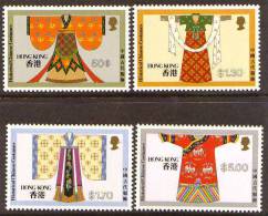 Hong Kong SG559-562 1987 50c-$5 Historic Chinese Costumes MNH - Ongebruikt