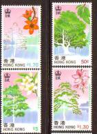 Hong Kong SG572-575 1988 50c-$5 Trees MNH - Ongebruikt