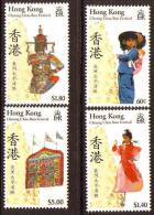 Hong Kong SG592-595 1989 60c-$50 Cheung Chau Bun Festival MNH - Ongebruikt