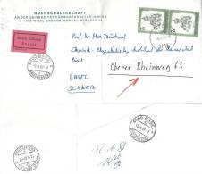 Express Brief  Wien - Basel            1981 - Storia Postale