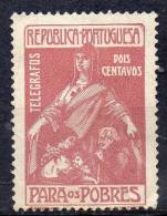 PORTUGAL 1915 Telegraph Stamp - 2c Charity MH - Nuovi