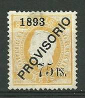 Portugal #97 D.Luis Provisorio Mint - L3185 - Ungebraucht