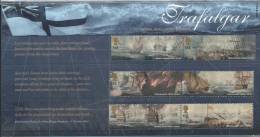 2005 Battle Of Trafalgar Set Of 6  Presentation Pack As Issued 18th October 2005 Great Value - Presentation Packs