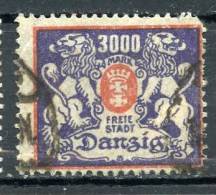 DANTZIG 1923 - Oblitérés