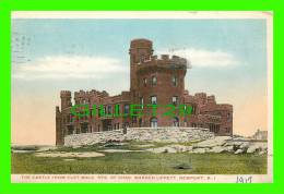 NEWPORT, RHODE ISLAND - THE CASTLE FROM CLIFF WALK RES OF CHAS. WARREN LIPPETT - TRAVEL IN 1917 - - Newport