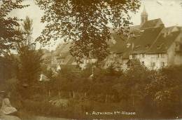 68 CPA Photo Altkirch Haute Alsace Vue Sur Ville Basse - Altkirch