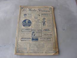 La Mode Pratique  18 Eme Année  N° 50   11  Decembre 1909 - Mode