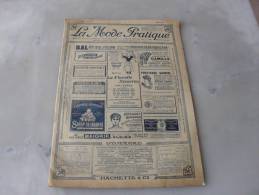 La Mode Pratique  18 Eme Année  N° 19    8 Mai  1909 - Mode