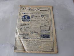 La Mode Pratique  18 Eme Année N° 16   17 Avril  1909 - Mode