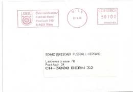 Motiv Brief  "Oesterreichischer Fussball Bund"          1990 - Briefe U. Dokumente