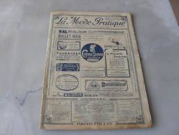 La Mode Pratique  18 Eme Année N°8    20 Fevrier  1909 - Fashion