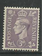 GB 1941 KGV1 3d PALE VIOLET UMM STAMP SG 490. ( E156 ) - Unused Stamps