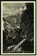 Das Laintal Bei Mittenwald  -  Karwendelgebirge Hintergrund  -  Ansichtskarte Ca.1928   (1585) - Mittenwald