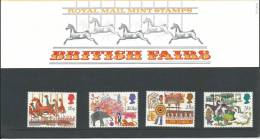 1983 British Fairs Set Of 4 Presentation Pack As Issued 5th October 1983 Great Value - Presentation Packs