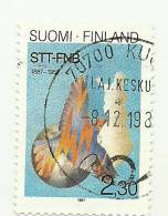 1987 - Finlandia 998 Agenzia Di Stampa C2106, - Gebruikt