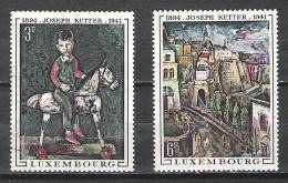 Luxembourg - 1969 - Y&T 741 (oblit.) + 742 (Neuf **) - Used Stamps