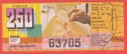 Billet LOTERIE BREZIL Loteria Federal Do Brasil De Septembre 1985 - Brazil