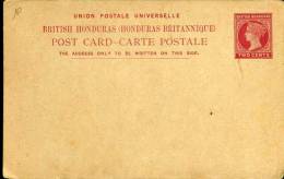 Entier Postal Honduras Britannique 2 Cents. Neuf. Beau - Honduras Britannico (...-1970)
