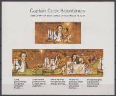 Australia 1970 Captain Cook -  Mi.block 1 - MNH (**) - Blocs - Feuillets