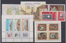Hungary 4 Mini Sheets And 2 Single Stamps MNH ** - Nuevos