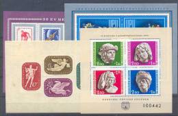 Hungary Post Office,sport 4 Mini Sheets MNH ** - Neufs