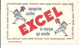 Buvard Margarine Margarine Surfine EXCEL La Marque Qui Excelle (excellisez Votre Cuisine) - Produits Laitiers