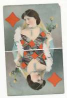 Reine De Carreau ( Jeu De Cartes). 1906 - Cartes à Jouer