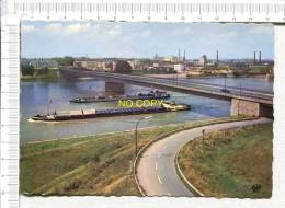 PENICHES  Le RHIN  -  Strasbourg  Pont De L'Europe - Hausboote