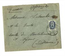 RUSSIE  1909 / FRANCE  DROME - Storia Postale