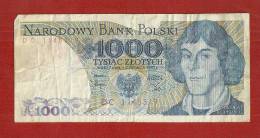 POLAND BANKNOTE1,000ZLOT DAMAGED - Polen