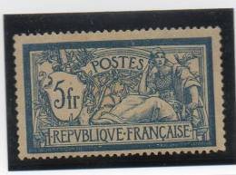 LOT 592 - FRANCE N° 123 * Charnières Légères MERSON  - Cote 100 € - Unused Stamps