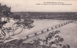 MAINE ET LOIRE CHAMPTOCEAUX OUDON LA LOIRE ET LE PONT PRIS DE LA PIERRE LAURIETTE  Editeur F Chapeau - Champtoceaux