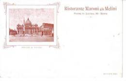 ROMA, RISTORANTE MARONI GIA' MELINI  - Z108 - Cafes, Hotels & Restaurants