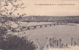 MAINE ET LOIRE CHAMPTOCEAUX LA LOIRE LE PONT ET OUDON Editeur F Chapeau - Champtoceaux