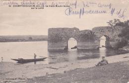 MAINE ET LOIRE CHAMPTOCEAUX LE VIEUX MOULIN FEODAL SUR LA LOIRE Editeur F Chapeau  Peche A La Ligne - Champtoceaux