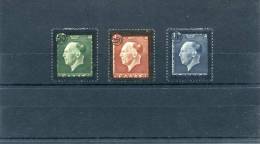 1947-Greece- "King George II Mourning Issue" Complete Set MH - Neufs