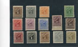 1902-Greece- "London" Postage Due Issue -complete Set MH (30l. MNH Bend, 25l. Fault) - Ungebraucht